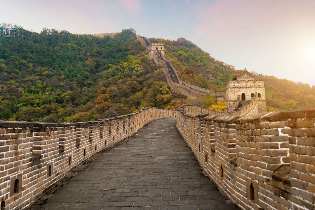 Het uitzicht vanaf de Chinese Muur