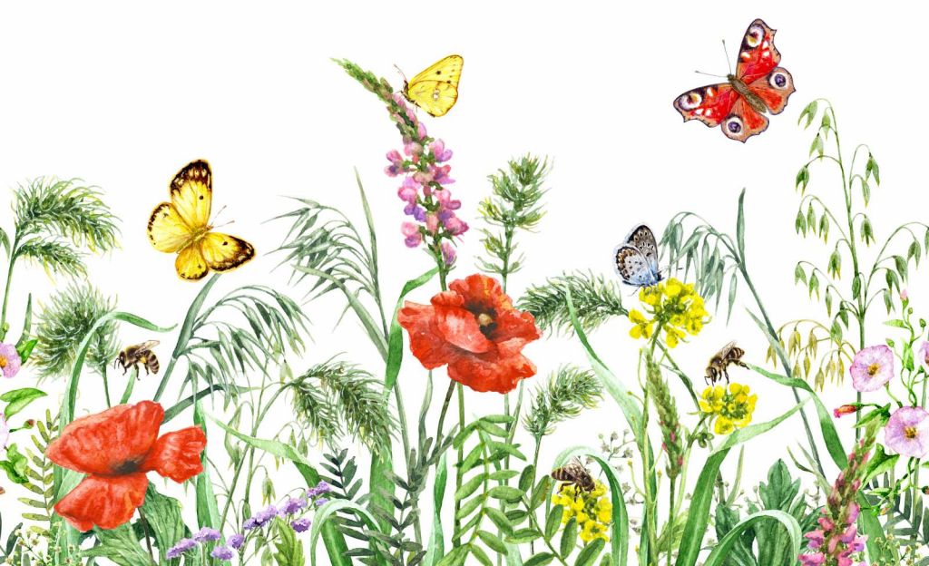Vlinders in de natuur design